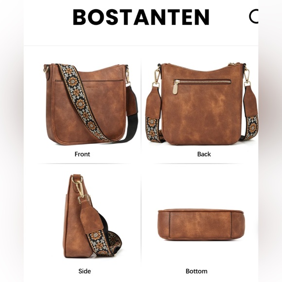 Bostanten | Nola Colorful straps Medium Hobo Crossbody Bag - Picture 3 of 14